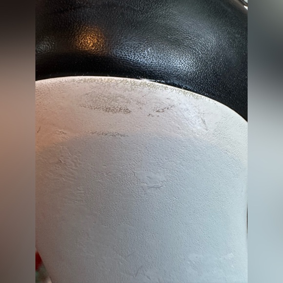 Fluevog VINTAGE EXCELLENT Choice Hi Vanny black/white heart heels❤️ 7 (fits 6.5) - Picture 12 of 16